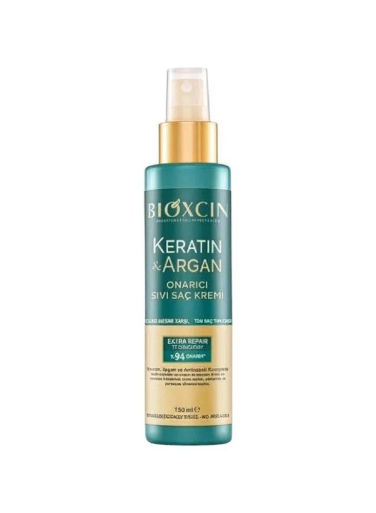 Repairing hair spray conditioner with keratin and argan oil, 150 ml