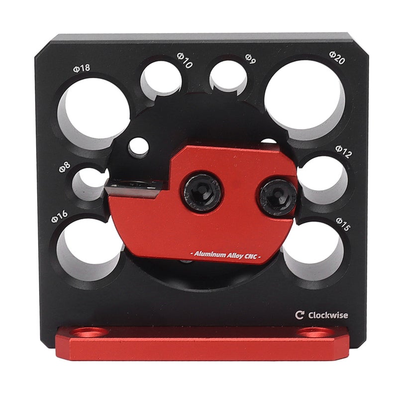 Woodworking Turning Cutter 8 Holes Adjustable Aluminum Alloy Wood Milling Cutter Tool - Image 2