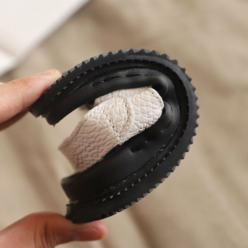 Children'S Sandals Men'S Summer 1-5 Years Old Soft Bottom Non-Slip 2 Small And Medium-Sized Children'S Sports Leather Beach Sandals 3 Baby Learning Women'S Sandals - Image 5