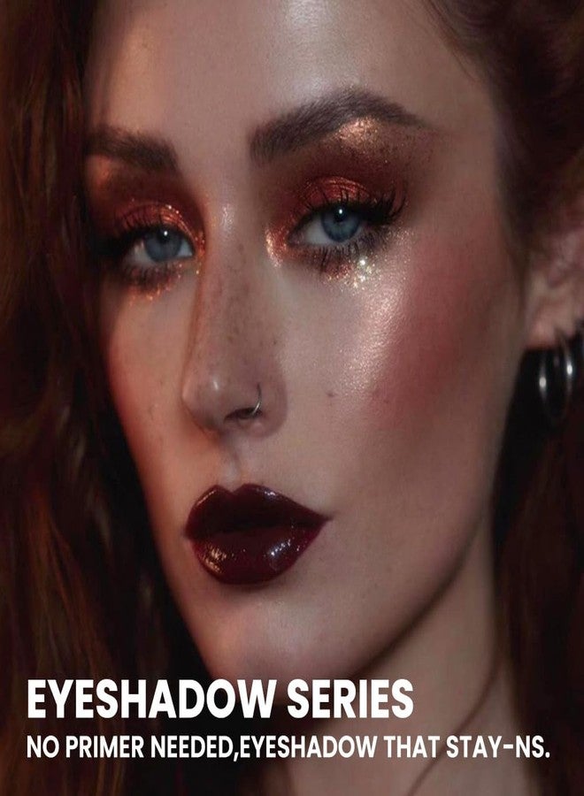 SUAKE Liquid Sparkling Glitter Eye Shadow - Rose Gold Cherry Eyeshadow, Eyeliner, Eyelid Shimmer Highlight Makeup, Highly Pigmented sombra de para ojos,Waterproof Quick-Drying (02Cocoa#) - Image 3