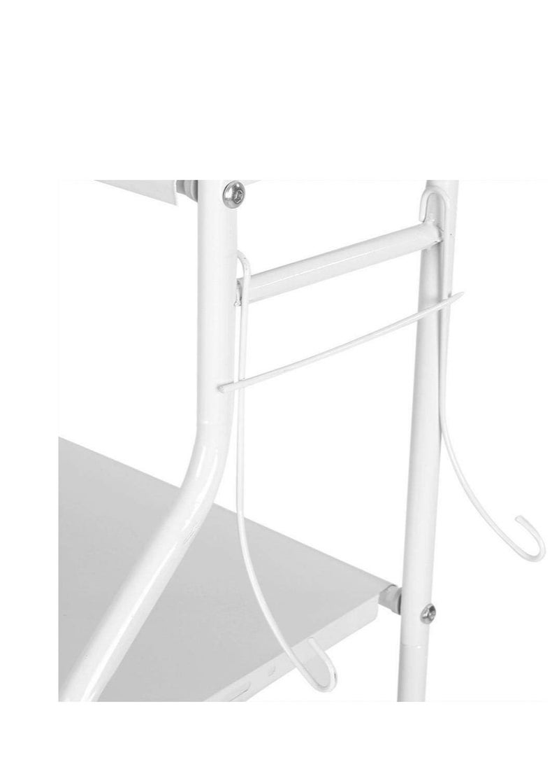 ARCOON - ARCOON Over-the-toilet bathroom shelves , 3 metal shelves, space-saving for storing towels (in white). - Image 1