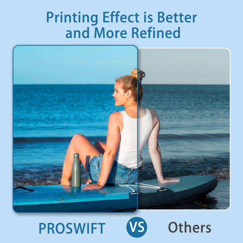 PROSWIFT Replacement for Epson 502 Ink Refill Bottles Remanufactured for Ink for EcoTank ET-3850 ET-2850 ET-4850 ET-15000 ET-3760 Printer (5 Bottles, 2BK,CMY) - Image 5