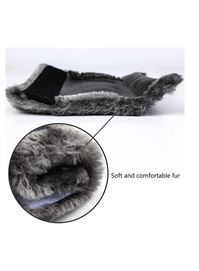 Y&D Auto Seat Belt Shoulder Pad, Soft Faux Sheepskin Wool Universal Seatbelt Cover for More Comfortable Driving, Car, Handbag, Camera Backpack Straps 2Pcs (Dark Gray) - Image 5