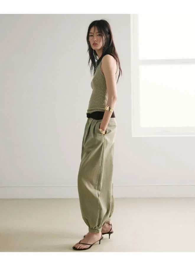 Mango  Fitted fine-knit top for Women | Best Price UAE