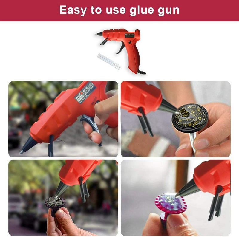 IBELL Glue Gun Gg3001 40W Corded Electric Melt Stick Dia 7Mm High Temp Heavy Duty Hot Melt Gun Kit With Glue Sticks - Image 5