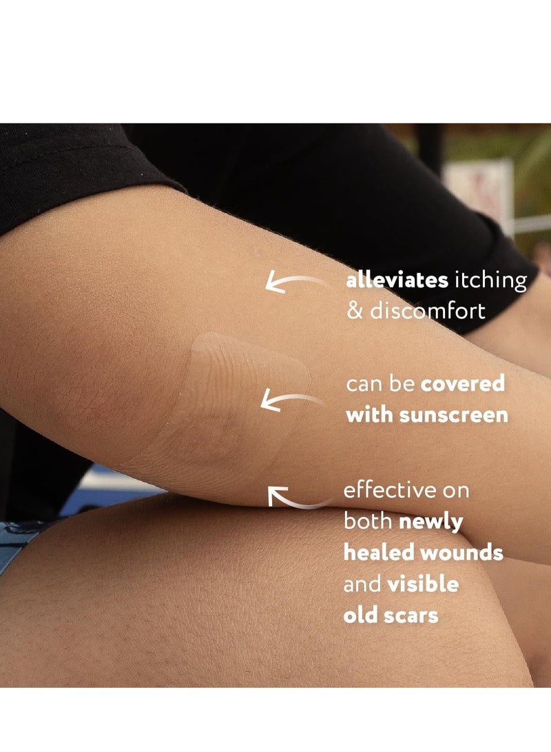 ScarAway Clear Silicone Scar Sheets, White, 10 Count - Image 4