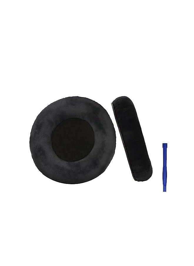 Zaboon - Dt990 Dt770 Ear Pads Edencomer Replacement Ear Cushion Cups Compatible With Dt990 Dt880 Dt770 Pro Headphones Velvet Black - Image 1