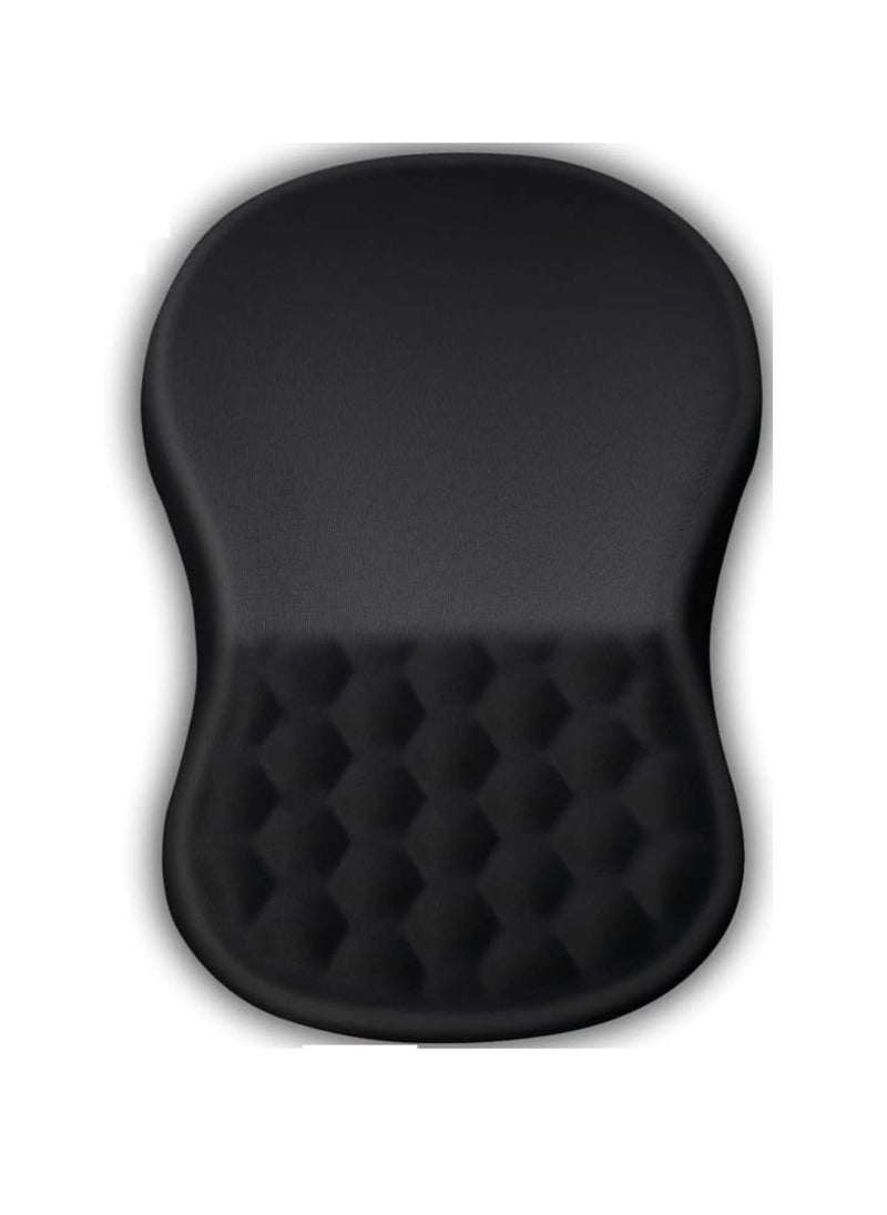 DUNISO Mouse Pad Wrist Support Ergonomic Pain Relief Keyboard Rest Comfortable Memory Foam With Non Slip PU Base Mouse Pads For Desk Computer Keyboard Home Office  - Image 3