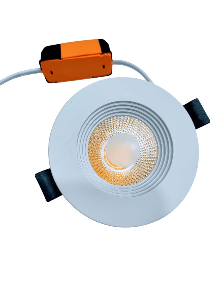 7W LED Recessed Spot Light – Set of 3 – Warm or Cool Light – Energy-Saving Ceiling Downlights with External Driver  - Image 2