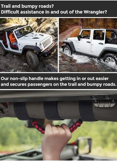 KASTWAVE Braided Handle, Roof Armrest, Roll Bar Grab Handles  - Image 5