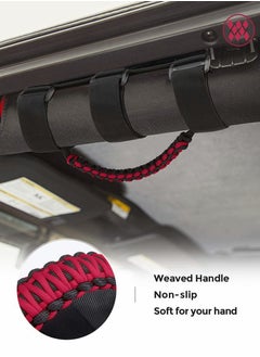 KASTWAVE Braided Handle, Roof Armrest, Roll Bar Grab Handles  - Image 3