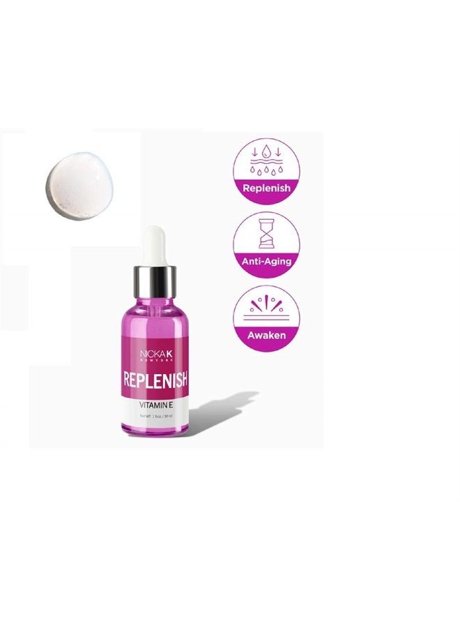 Nicka K Facial Ampoule Serum 1 Fl oz / 30 Ml (VITAMIN E)