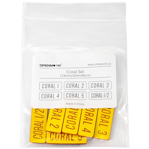 OPENMOON Filter Tags Coral Set (13mmx33mm 6pcs) - Image 5