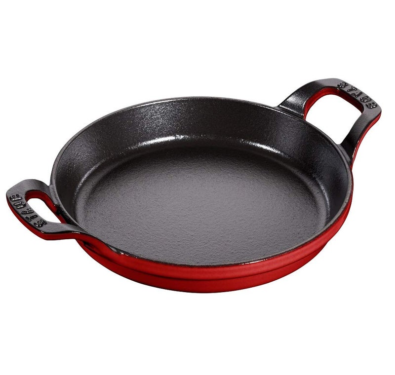 Staub 40509-895 Round Stackable Dish, Cherry, 7.9 inches (20 cm), Enameled Iron Gratin Dish - Image 5