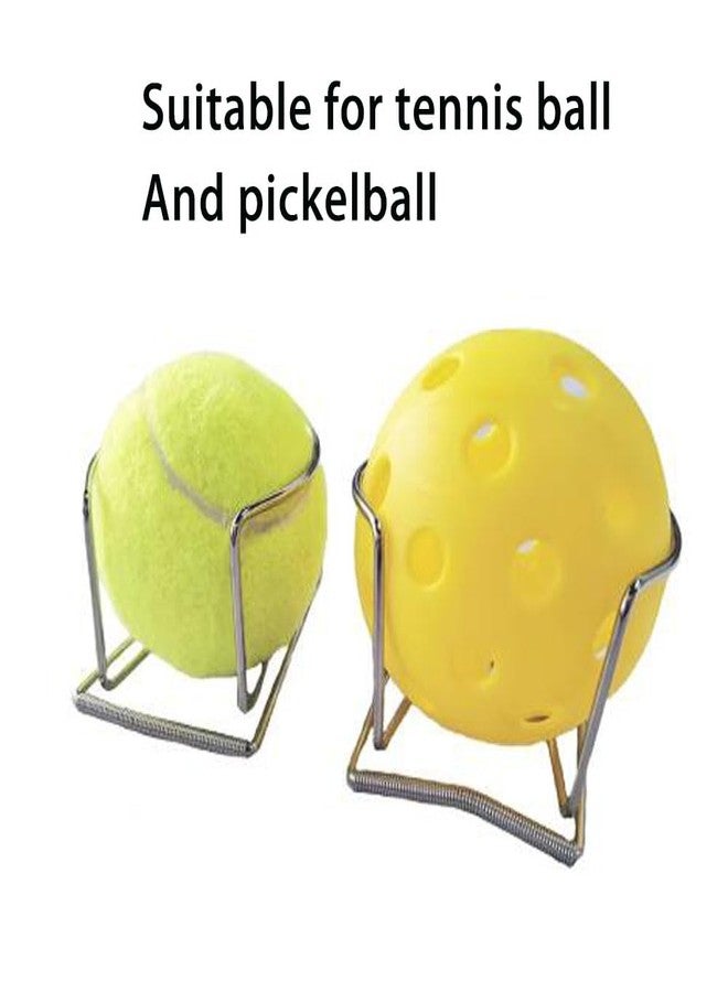 Gloperti Pickleball Tennis Ball Holder-Waist Clip Hold Ball for Trainings Suitable Size Silver Colour Pack of one - Image 2