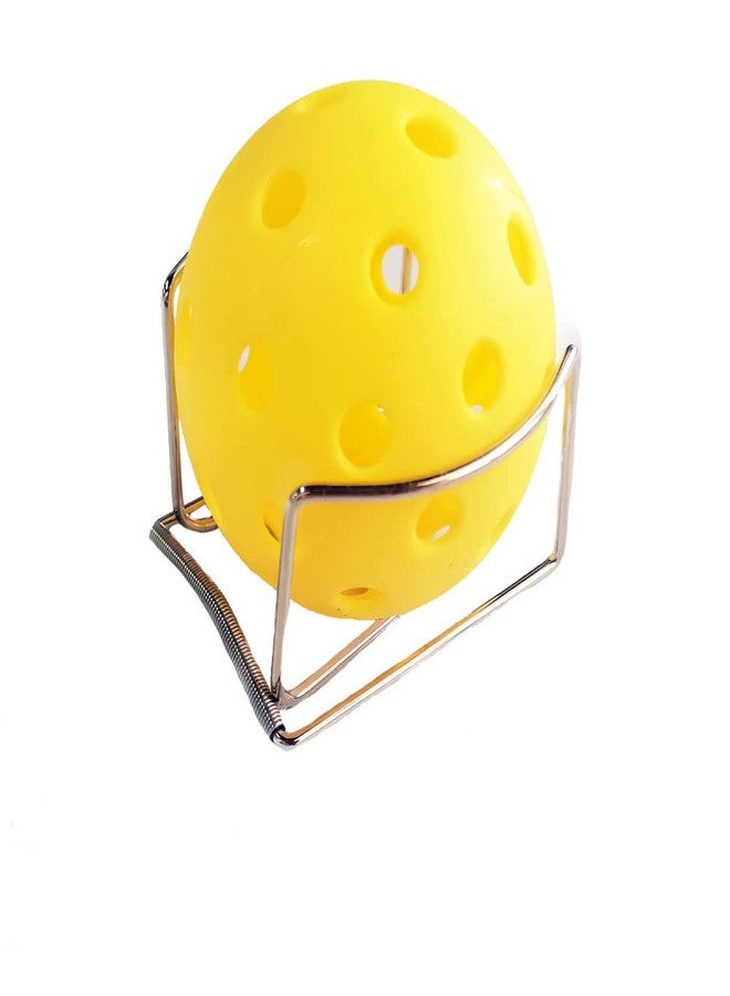 Gloperti Pickleball Tennis Ball Holder-Waist Clip Hold Ball for Trainings Suitable Size Silver Colour Pack of one - Image 1