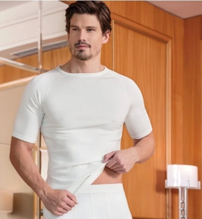 Berrak 756 Men's Short Sleeve Thermal Bodysuit 3 Pieces