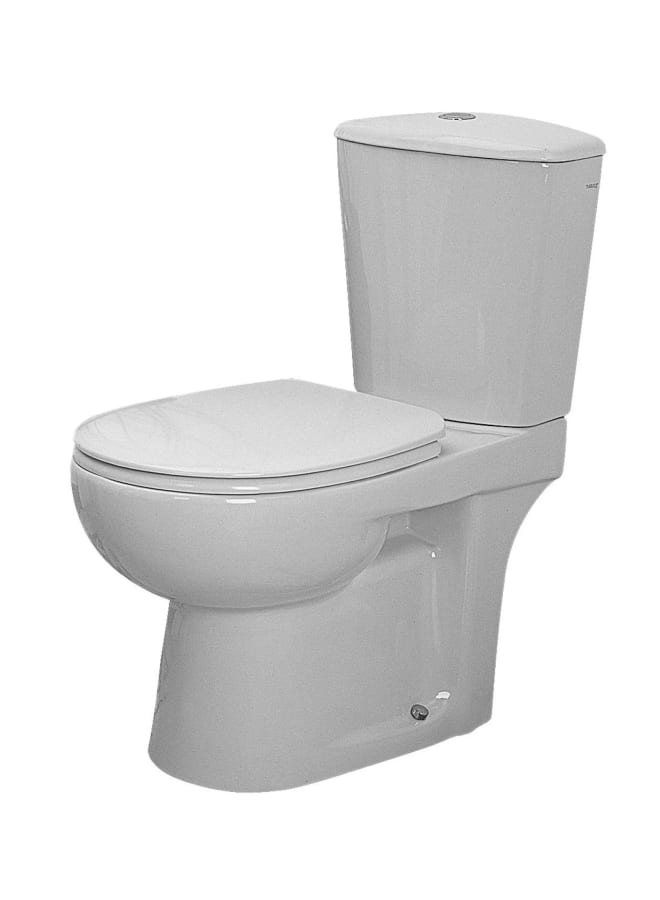 Duravit Echo Toilet close coupled Toilet seat and cover with Soft Closure  White