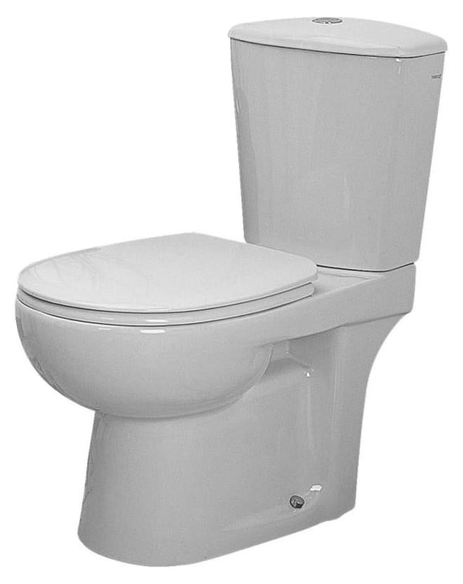 Duravit Echo Toilet close coupled Toilet seat and cover with Soft Closure  White