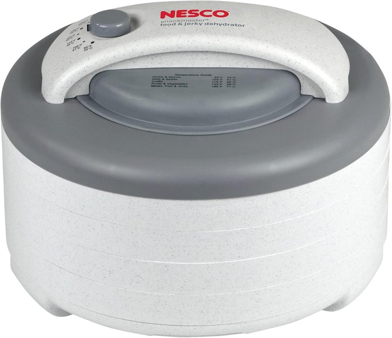 Nesco FD-61 Snackmaster Encore Food Dehydrator for Great Jerky and Snacks, 4 Trays, Gray - Image 1