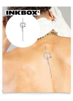 inkbox Inkbox Temporary Tattoos, Semi-Permanent Tattoo, One Premium Easy Long Lasting, Water-Resistant Temp Tattoo with For Now Ink - Lasts 1-2 Weeks, Planetarium, 7 x 2 in  - Image 2