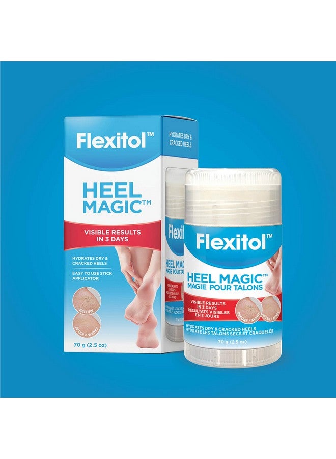 Flexitol Heel Magic For Dry Skin or Rough Heels with Shea Butter & Vitamin E, 2.5 Ounce - Image 2
