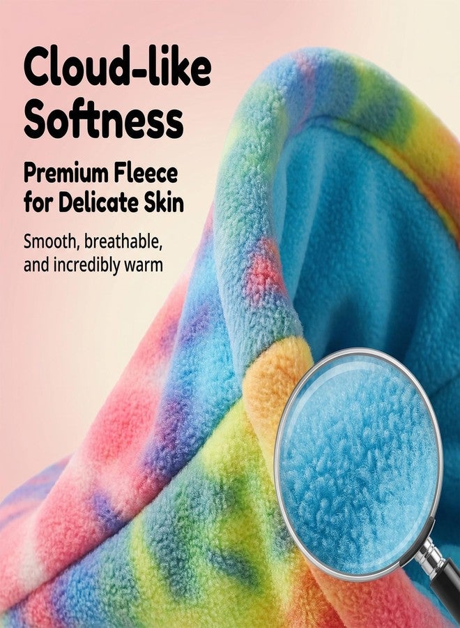 RAINFLOW Guinea Pig Snuggle Sack - Cute Small Animal Bed Fleece Sleep Sacks Anti Collapse Opening Designed Cage Liner Hideout, Washable Bunny Rabbit Bed for Indoor Small Pets Hamster Ferret Hedgehog - Image 2