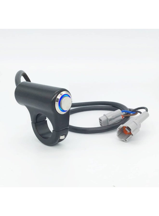 Aluminum Blue LED Headlight Kill Switch Compatible with Sur Ron Light Bee X Segway X260 X160 Talaria Sting MX3 - Image 1