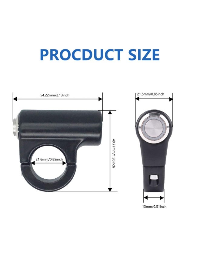 Aluminum Blue LED Headlight Kill Switch Compatible with Sur Ron Light Bee X Segway X260 X160 Talaria Sting MX3 - Image 2