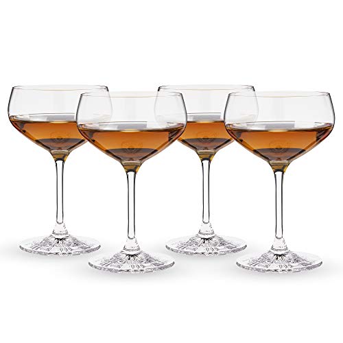 Spiegelau Spiegelau Prefect Coupette Cocktail Glasses Coupe Martini Glasses Stemmed Drinkware European Crystal Drinkware Glass Set of 4 83 oz 