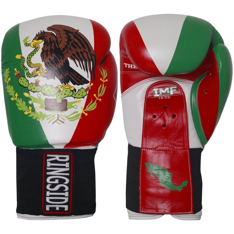 Ringside Limited Edition Mexico IMF Tech Boxing Training Sparring Gloves 16Ounce