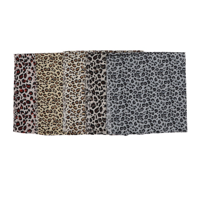 Leopard Print Cotton Fabric: Multicolor Soft & Smoothly - Easy To Clean Diy Sewing Cloth for Home Decoration & Craft Projects - Image 4