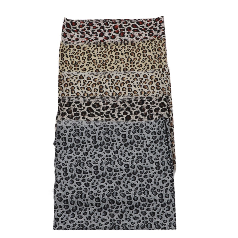 Leopard Print Cotton Fabric: Multicolor Soft & Smoothly - Easy To Clean Diy Sewing Cloth for Home Decoration & Craft Projects - Image 3