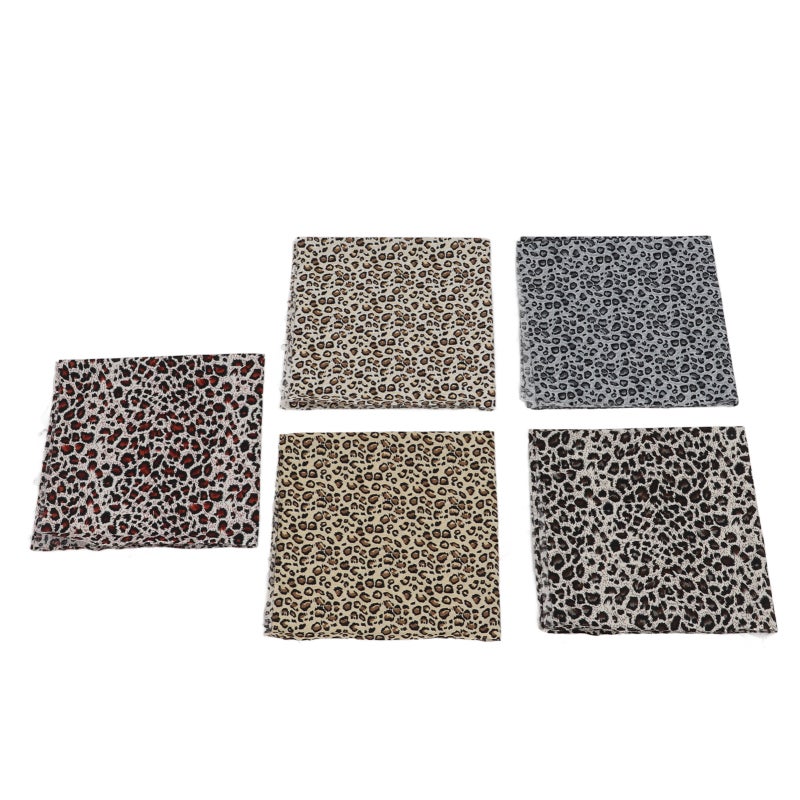 Leopard Print Cotton Fabric: Multicolor Soft & Smoothly - Easy To Clean Diy Sewing Cloth for Home Decoration & Craft Projects - Image 2