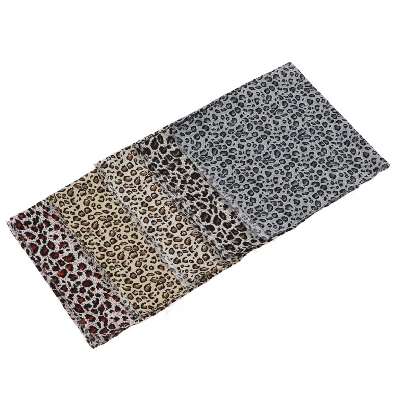 Leopard Print Cotton Fabric: Multicolor Soft & Smoothly - Easy To Clean Diy Sewing Cloth for Home Decoration & Craft Projects - Image 5