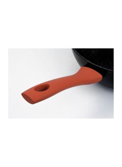 Wilson Aluminum Wok Pan 28x13cm with Marble Coating Silicon Handle and Induction Bottom  - Image 5