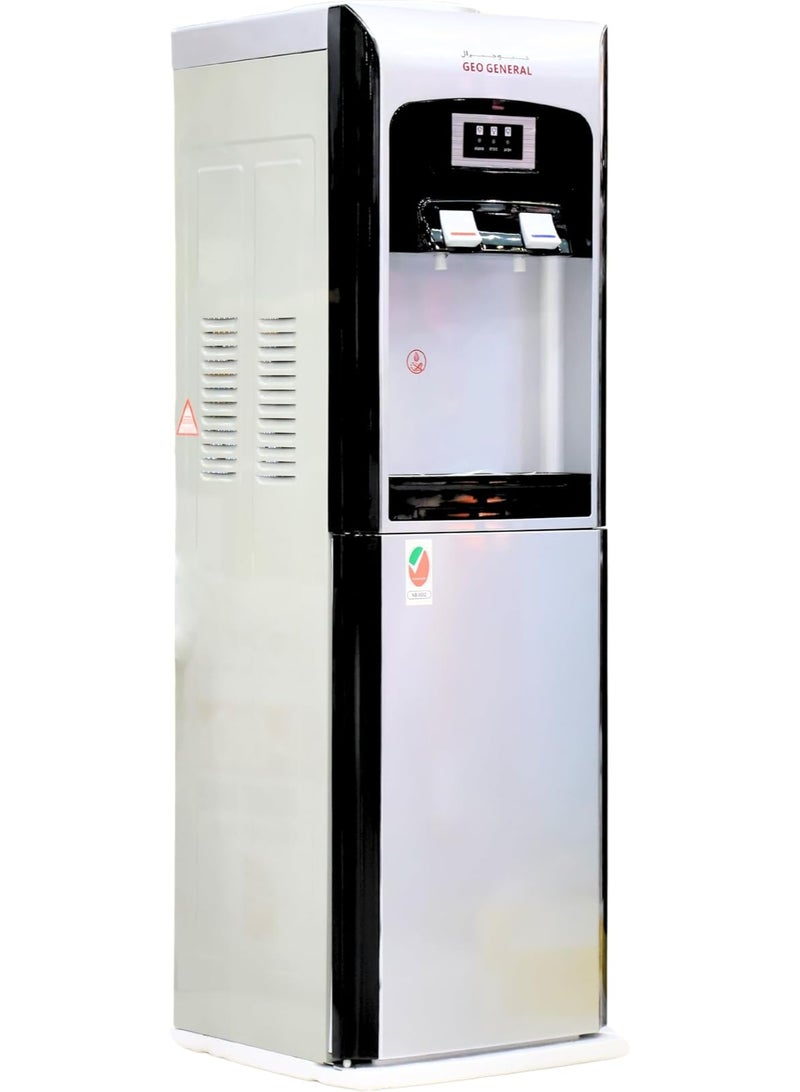 GEO GENERAL GSM-98LB Water Dispenser – Hot & Cold, 2 Taps, High-Efficiency Cooling & Heating, Black Finish - Image 3