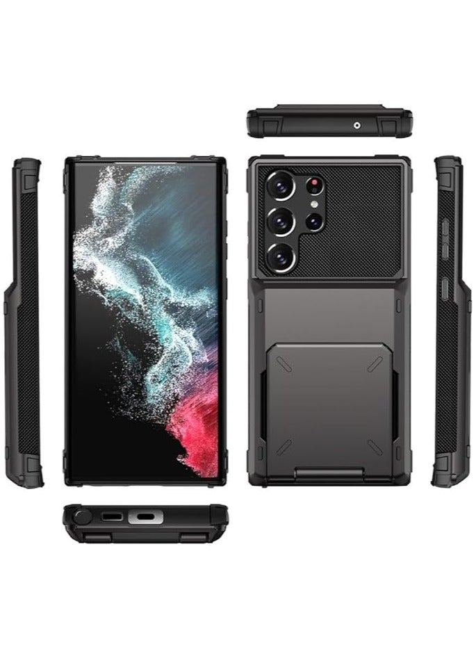 For Samsung Galaxy S25 Ultra Case Wallet Slide Camera Cover [Detachable Wallet] S 25 Ultra Case with Card Holder Protective Phone Cover for Galaxy S25 Ultra 6.8 Inch - Image 2