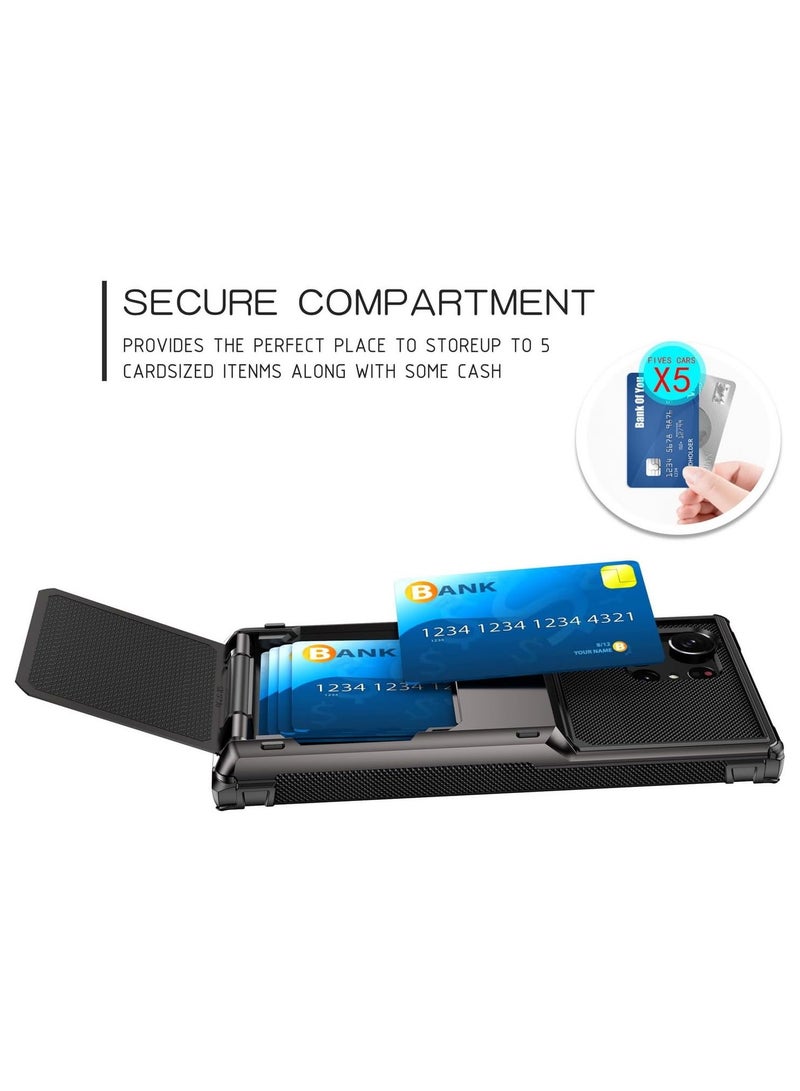 For Samsung Galaxy S25 Ultra Case Wallet Slide Camera Cover [Detachable Wallet] S 25 Ultra Case with Card Holder Protective Phone Cover for Galaxy S25 Ultra 6.8 Inch - Image 5