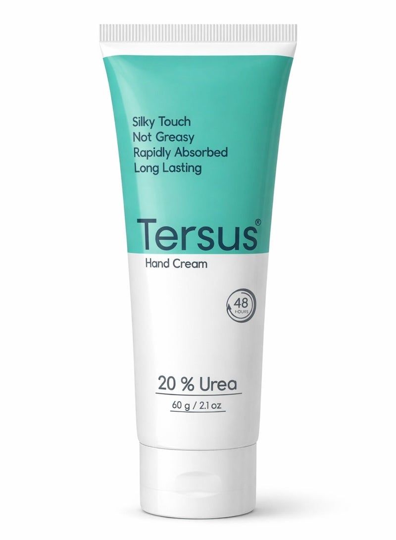 Tersus Rich Restorative Hand Cream with Panthenol, Urea & Glycerin – 48H Deep Hydration – 60 gm - Image 1