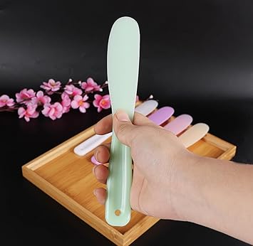 Quupy 6PCS Disposable Makeup Mixing Spoon Scraper Spatula Skin Care Facial Cream Beauty Spoon Multifunctional Mixing Bar for Mask Applicator - Image 5