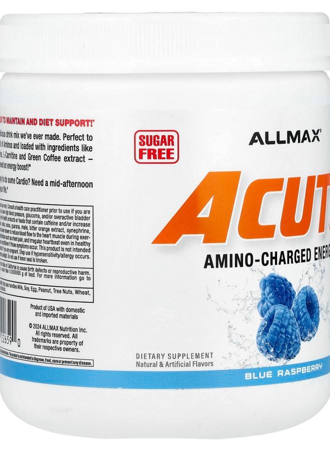 Allmax ACUTS™ Amino-Charged Energy Blue Raspberry 7.4 oz (210 g) - Image 2