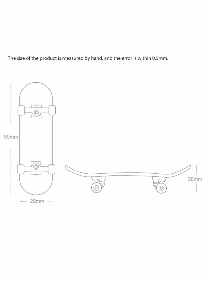 Finger Skateboard, Alloy Mini Skateboard Deck with Pro Fingerboard Tools and Bearing (Black Wheels) - pzsku/Z52B0B002C534B1F1E825Z/45/_/1731134125/c9b4c306-00de-4e2d-977b-afb4969d428c