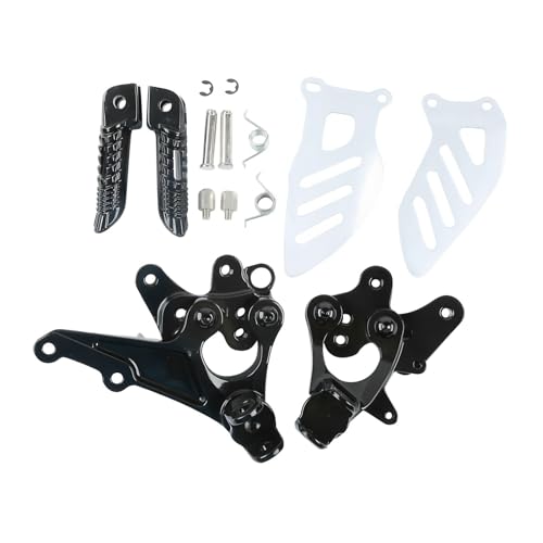 TCMI Motorcycles Black Front Rider Foot Pegs Footrest Bracket Fit For Suzuki GSXR 600 750 2011-2018, GSXR1000 2009-2016 - Image 2
