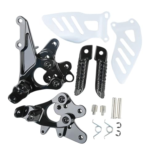 TCMI Motorcycles Black Front Rider Foot Pegs Footrest Bracket Fit For Suzuki GSXR 600 750 2011-2018, GSXR1000 2009-2016 - Image 4