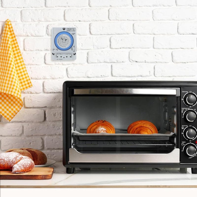 Mechanical Timer Analog Countdown Multifunctional Compact 24vac/dc Indoor Kitchen Timer Precise Time Control for Cooking and Baking Use - Image 5