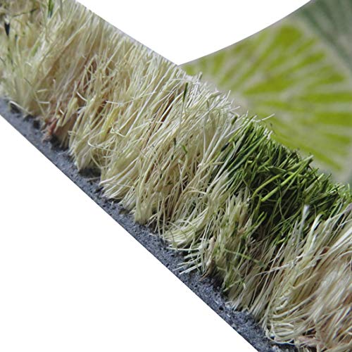 ATMAH Coir Door Mat 40x60 cm Welcome Flower Design for Home Entrance | Anti Slip PVC Backed | Dirt Trapper | Indoor and Covered Outdoor Doormat | Natural - Image 5
