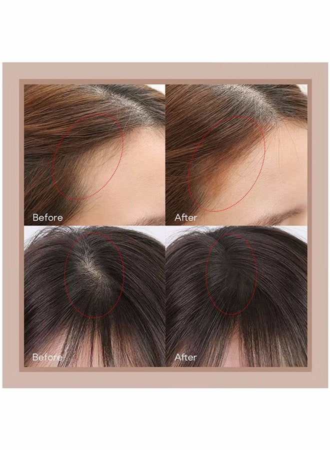 Sheloves Hairline Filler Pen Hair Line Shadow Powder Stick Hair Volumizing Powder Fill In Receding Hairlines Bald Spots Wide Parts Forehead Side Double-Ended Hairline Powder Hair Root Dye (LIGHT BROWN) - Image 2