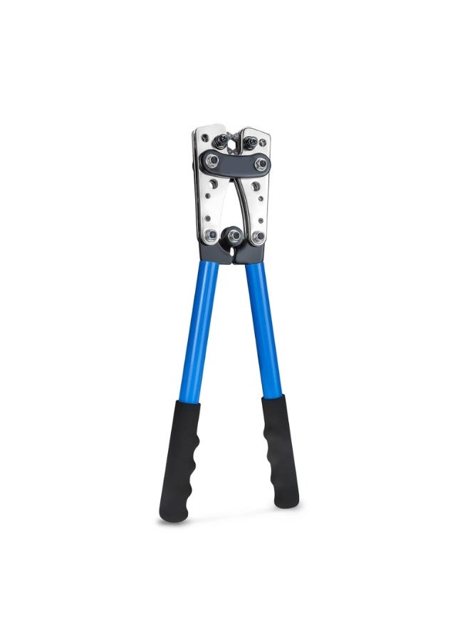 kashemano HX-50B Wire Crimping 10-0AWG 6-50mm² Plier Cable Crimping Tool Blue - Image 1