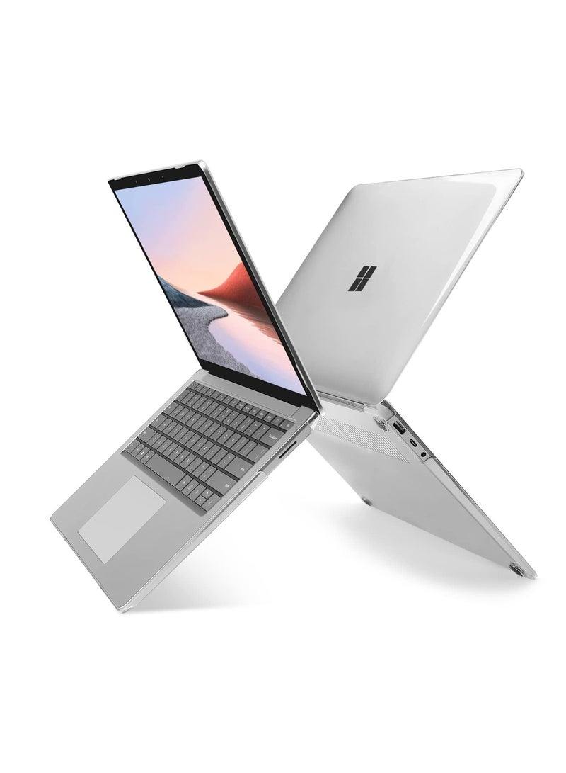 Case Compatible with Surface Laptop 5/4/3 13.5 Inch 2022 2021 2019 Release with Metal Keyboard (Models: 1951 1868) Protective Plastic Hard Shell Case Cover (Clear) - Image 4